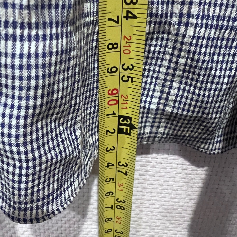 Max Studio London Blue Plaid Tiered Maxi‎ Skirt Elastic Waist Cottagecore Preppy - Picture 10 of 11